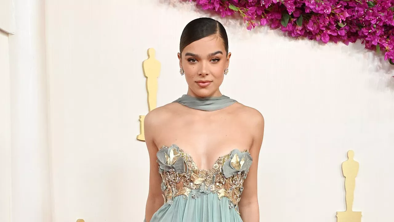 Hailee Steinfeld stuns in pastel blue gown at 2024 Oscars