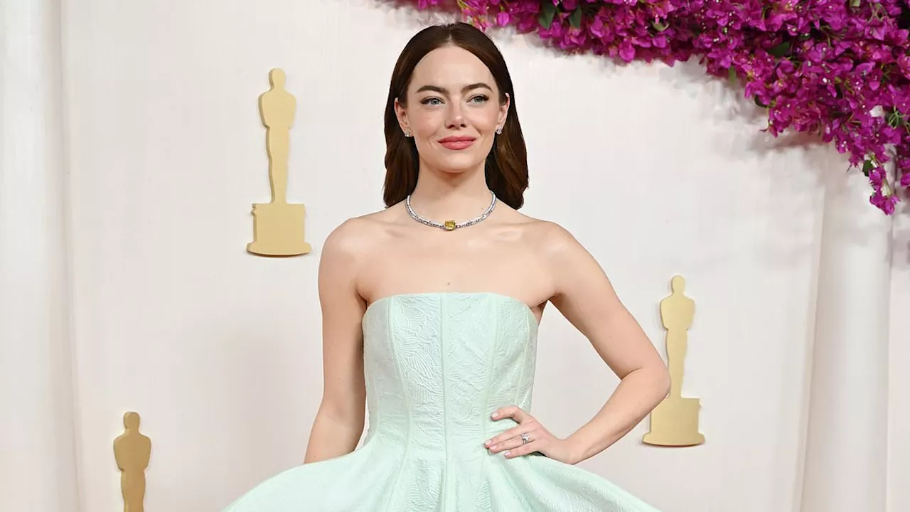 Oscars 2024: Emma Stone wows in pastel green peplum gown as Best Actress nominee arrives for...