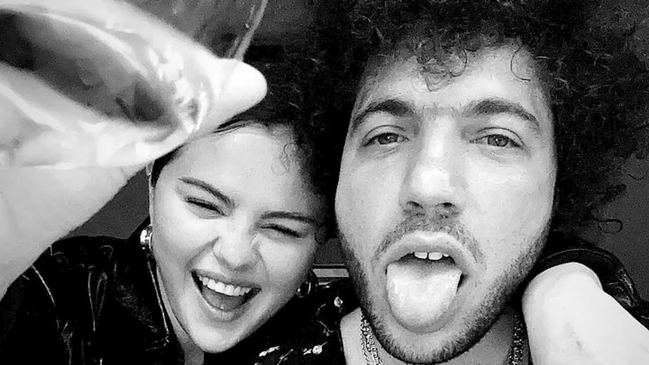 Selena Gomez shows affection for her boyfriend Benny Blanco as they celebrate his 36th birthday