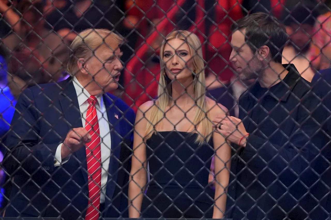 Donald Trump appears at UFC fight to anti-Biden chants