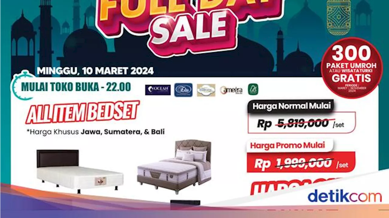 Murah Banget! Tempat Tidur di Transmart Full Day Sale Mulai Rp 1 Jutaan