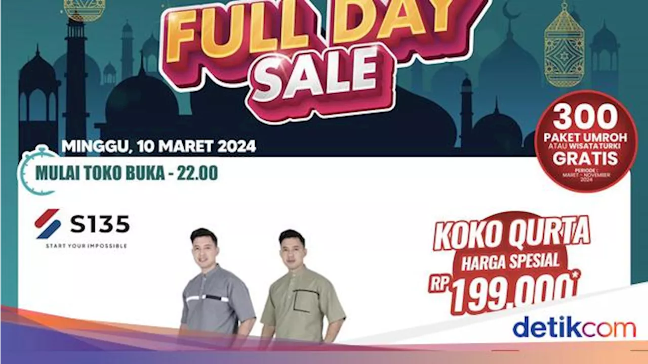 Pesta Diskon Baju Lebaran di Transmart Full Day Sale