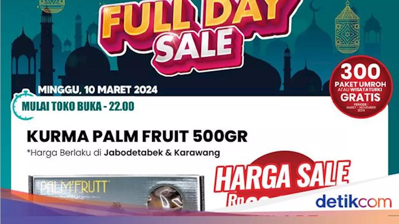 Sambut Ramadan, Beli Kurma di Transmart Full Day Sale Murah Meriah