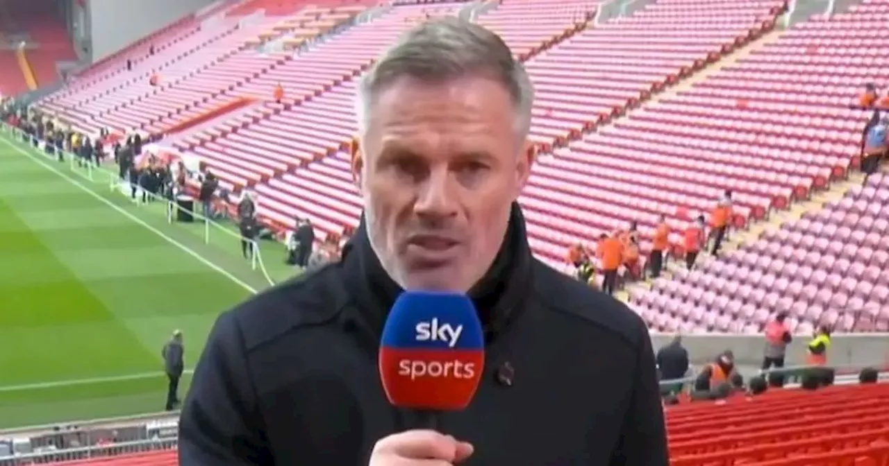 Jamie Carragher points out Liverpool's key title advantage over Man City