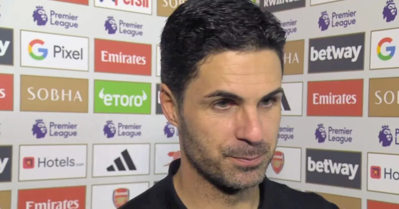 Mikel Arteta sends Liverpool and Man City title race message after Brentford win