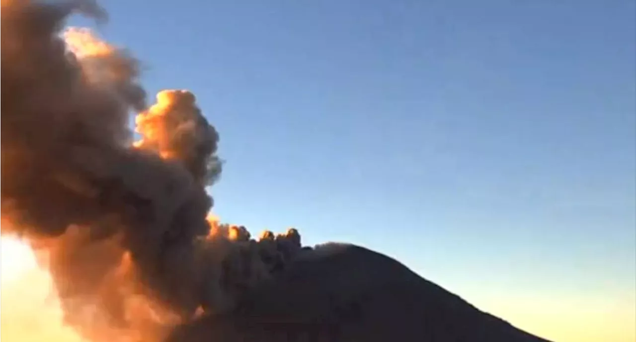 Volcán Popocatépetl se mantiene en el nivel de alerta Amarilla Fase 2