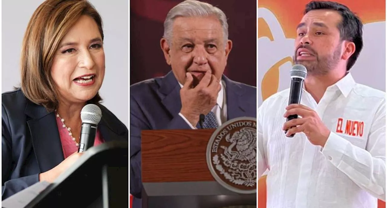 Xóchitl Gálvez y Jorge Álvarez Máynez chocan con AMLO por cierre de refinerías