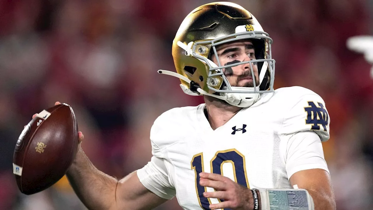 Ex-Arizona St., Notre Dame QB Drew Pyne to transfer to Missouri