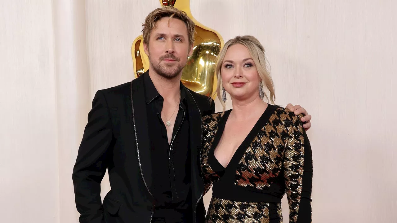 Ryan Gosling Hits 2024 Oscars Red Carpet With Sister Mandi After Eva Mendes Posts Pics Backstage