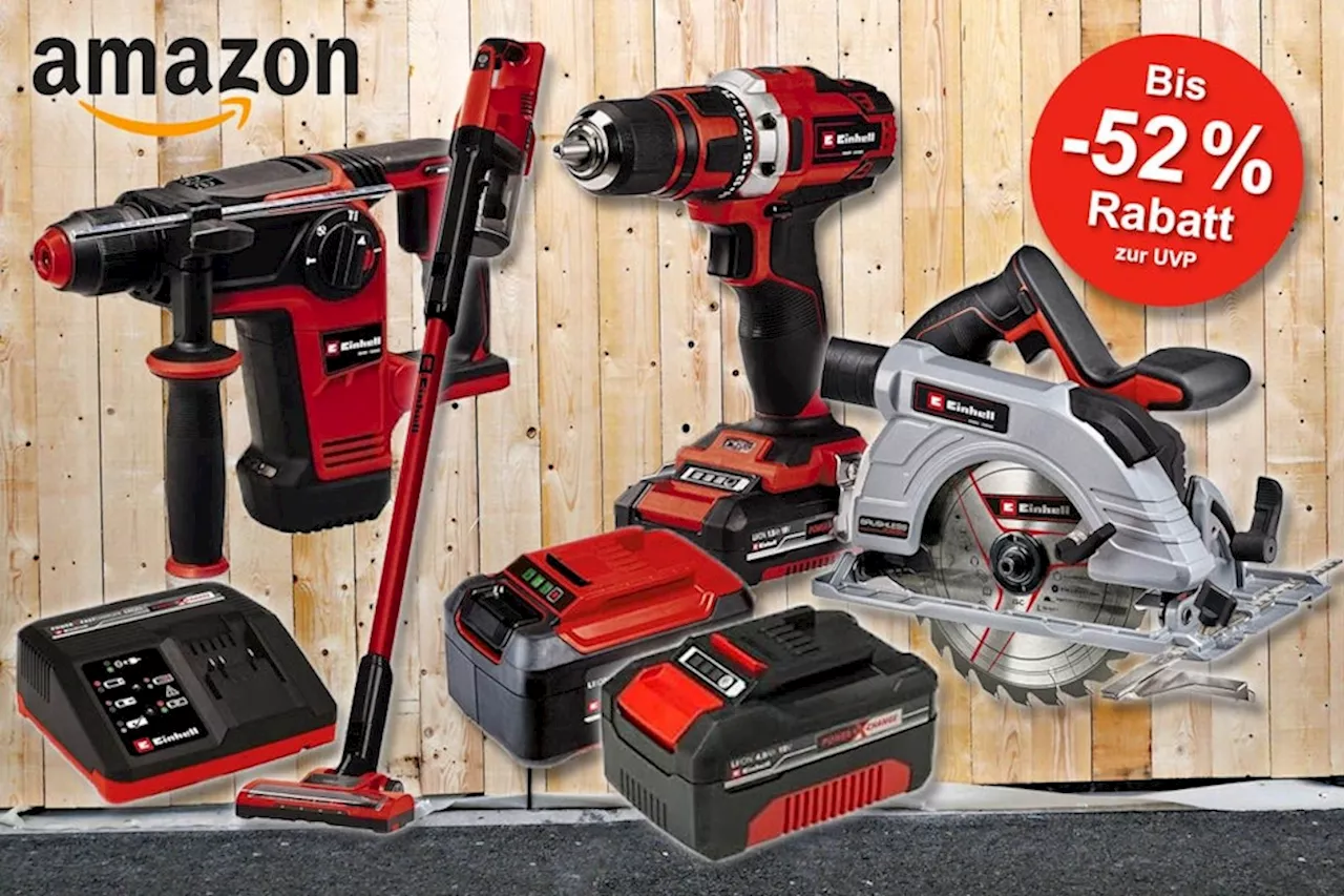 Einhell Werkzeug Mega Deals in Amazon März Angeboten: Bis 52% Rabatt auf Werkzeug und Gartengeräte sparen |