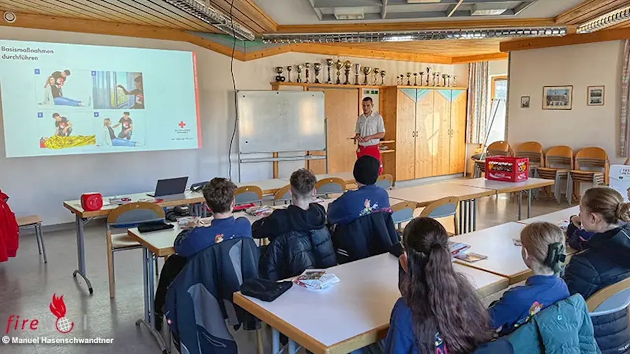 Feuerwehrjugend Elsbethen absolviert Erste-Hilfe-Kurs