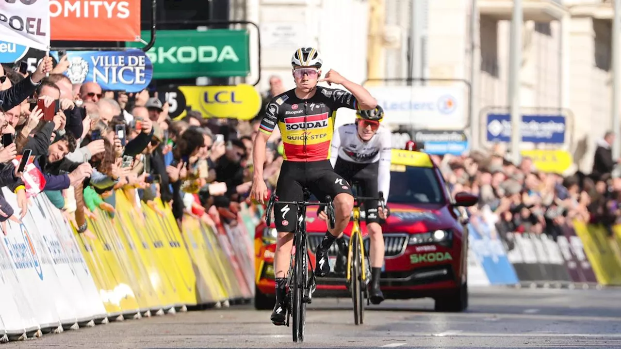 Parigi-Nizza, il maxi-attacco non basta a Evenepoel: vince l'americano Jorgenson