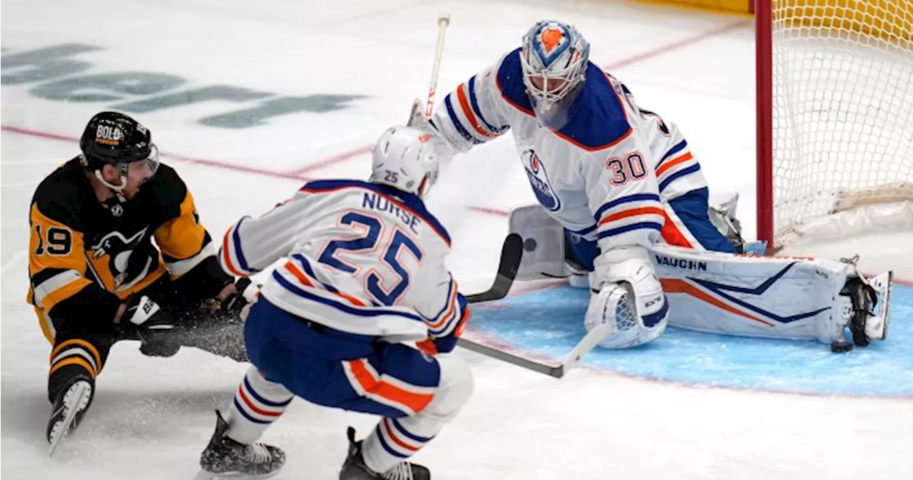 Calvin Pickard stellar in Edmonton Oilers victory in Pittsburgh