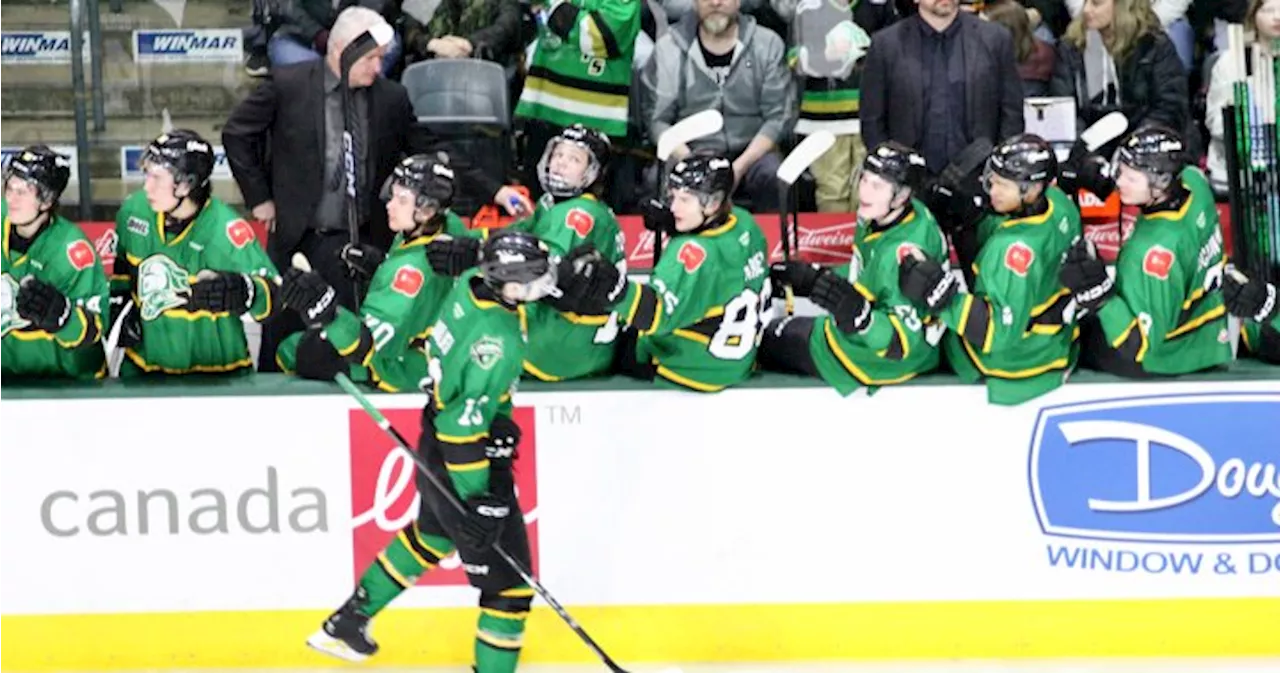 London Knights clinch Midwest Division title with 4-1 victory over the Kitchener Rangers