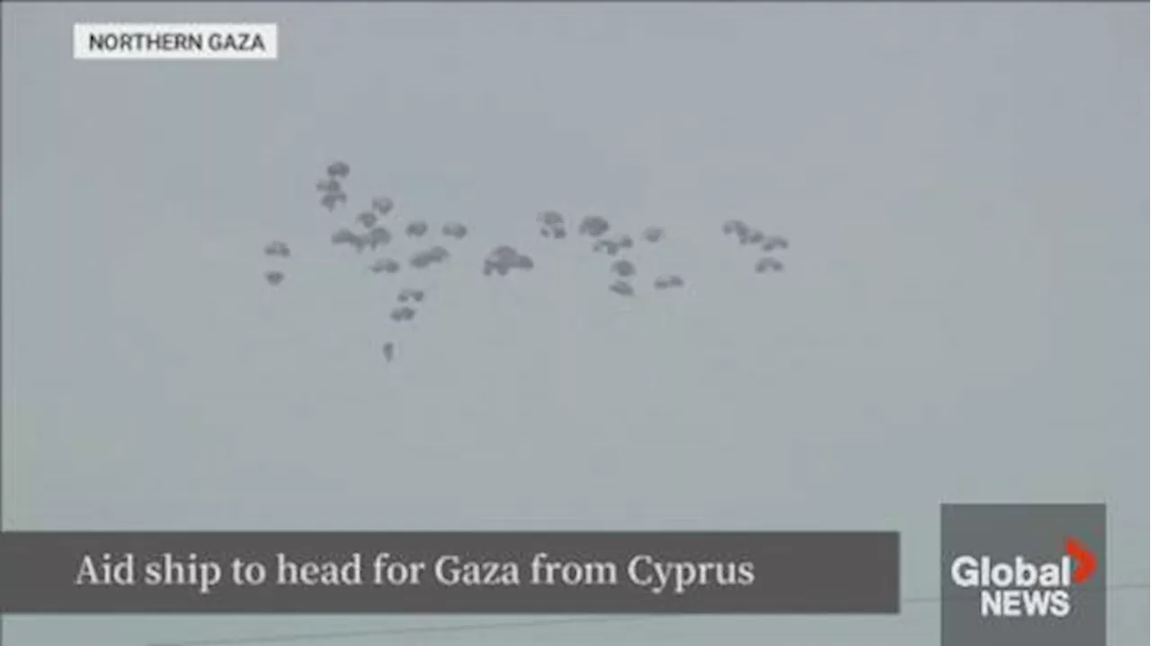 Aid ship headed for Gaza from Cypress | Watch News Videos Online