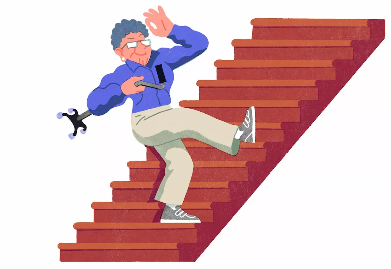 I’m 94 and have a steep and (slightly) treacherous staircase that keeps me fit