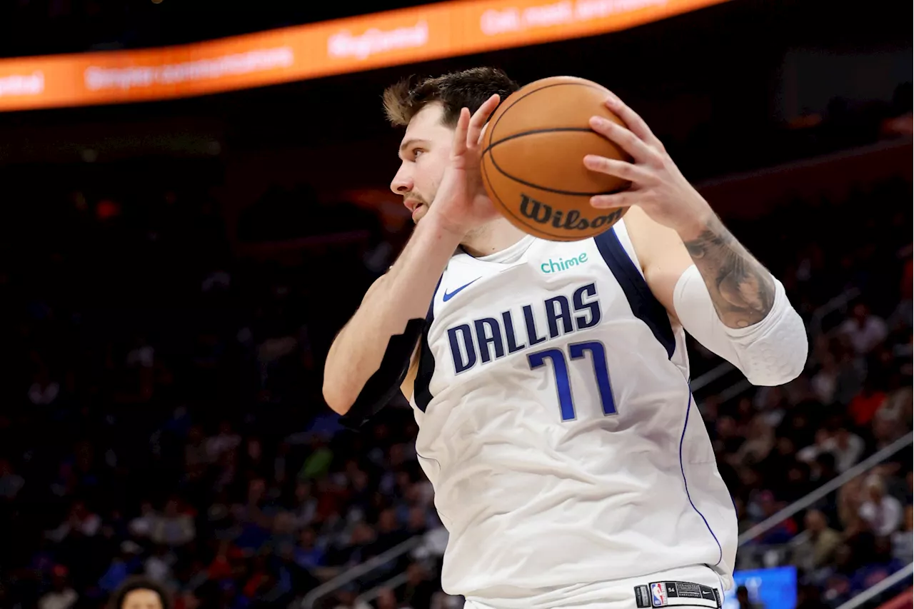 NBA: Luka Doncic sets triple-double mark as Mavs top Pistons