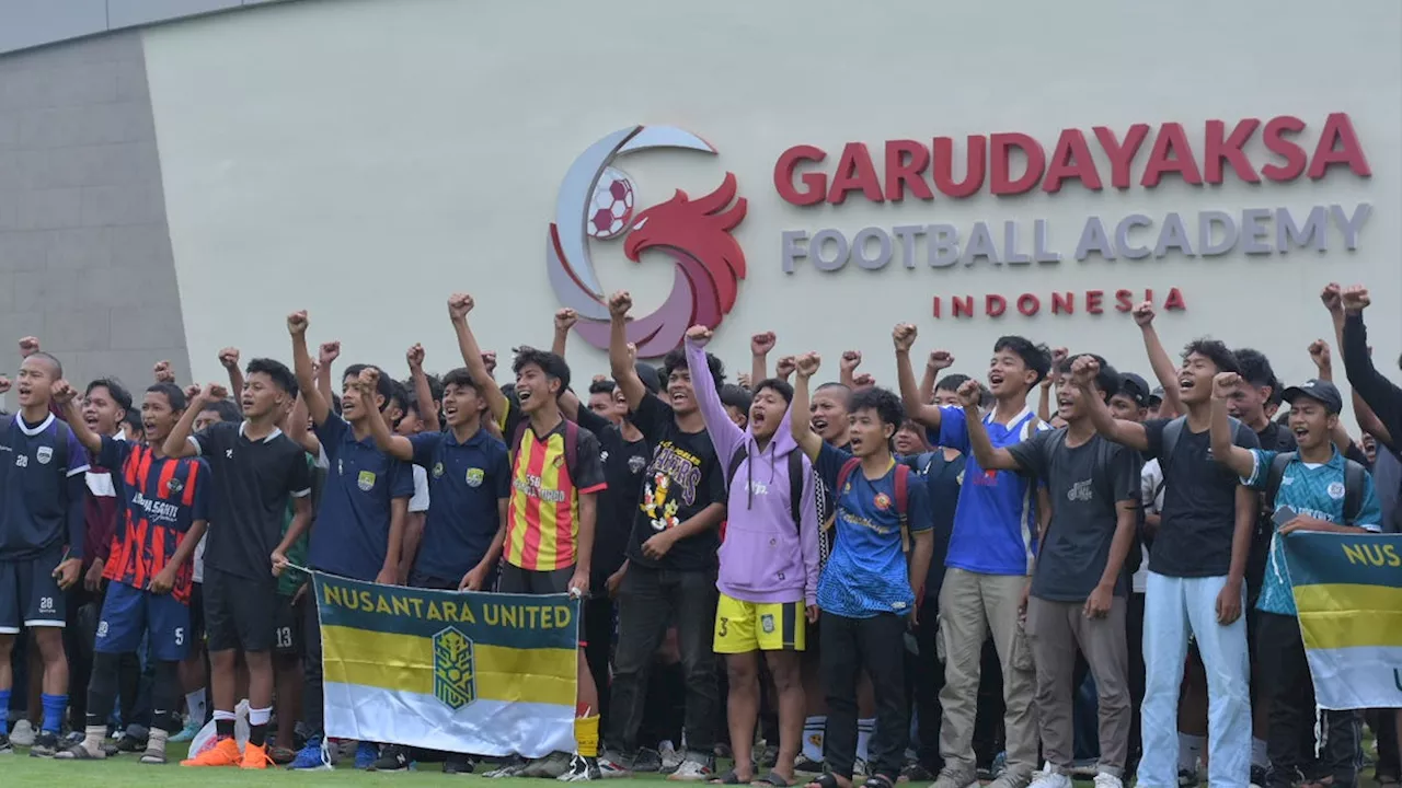 Nusantara United Gandeng Garudayaksa Football Academy Gelar Seleksi 600 Pemain Jelang Musim 2024/25