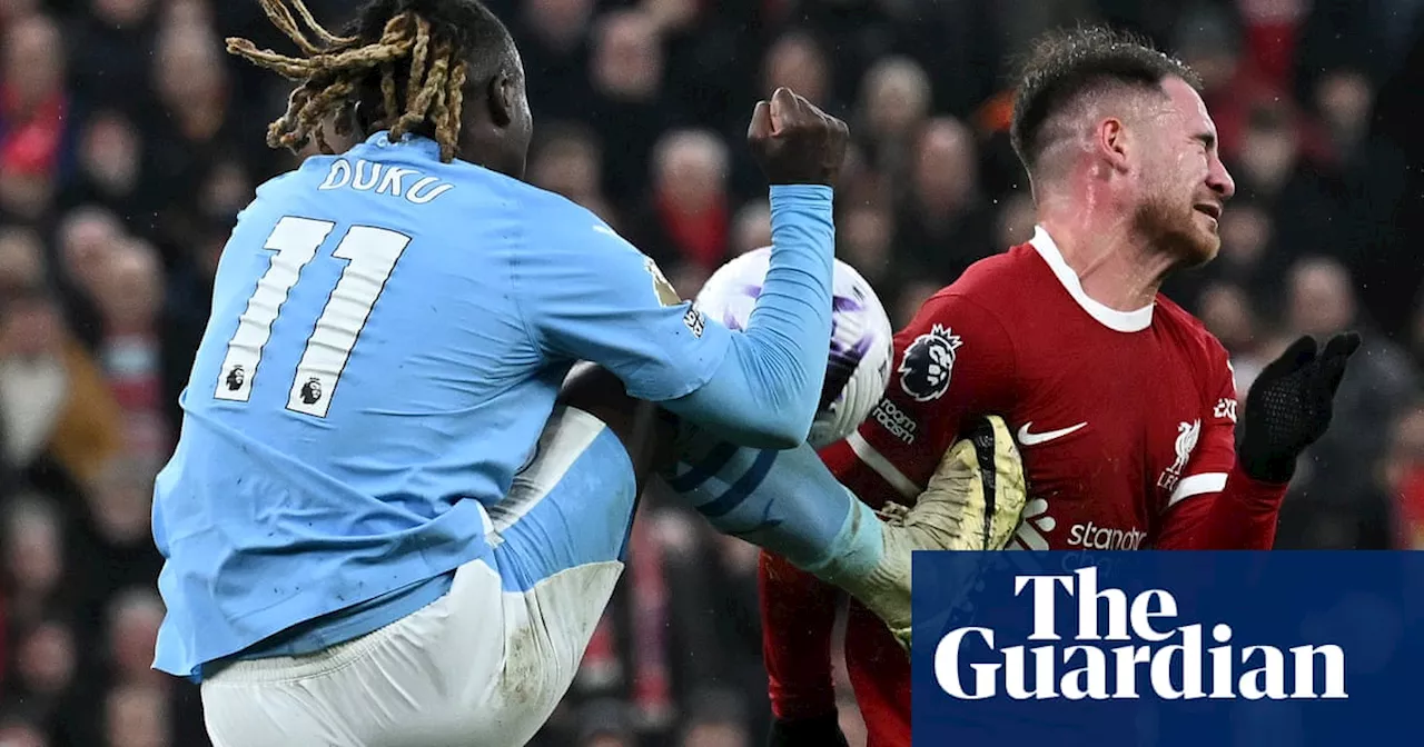 Doku involved at both ends as Liverpool and Manchester City share spoils