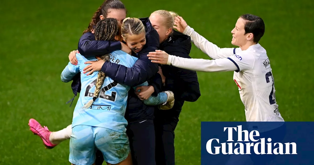 Spurs into Women’s FA Cup last four after shootout win over Manchester City