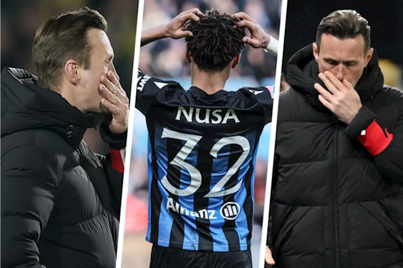 Club Brugge verliest uitgangspositie in blessuretijd