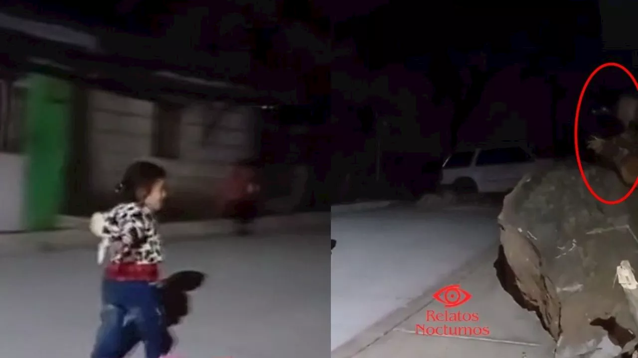 VIDEO: captan aterradora criatura acechando a dos niños que jugaban a las escondidas, ¿era un fantasma?