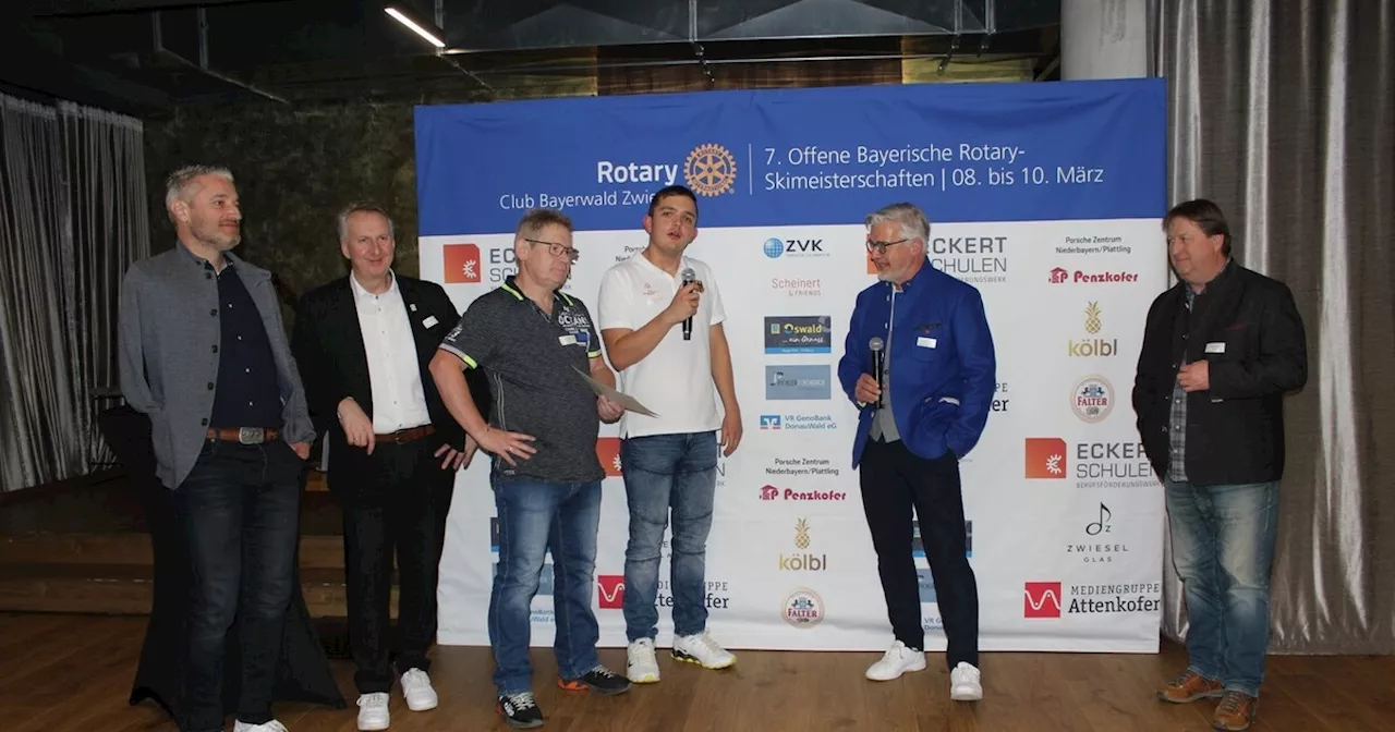 Skimeisterschaften am Arber: Rotary-Club macht Sportlern Mut