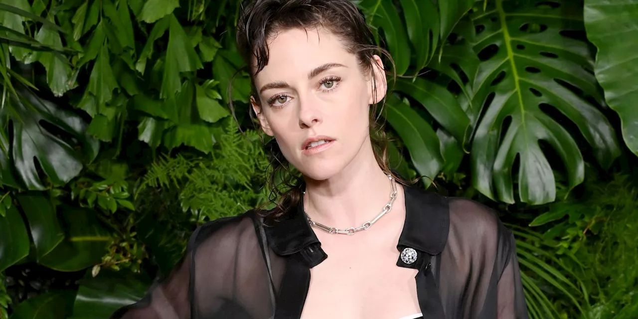 Kristen Stewart Wore a Sheer Bralette and Shorts at a Pre-Oscars Chanel Dinner