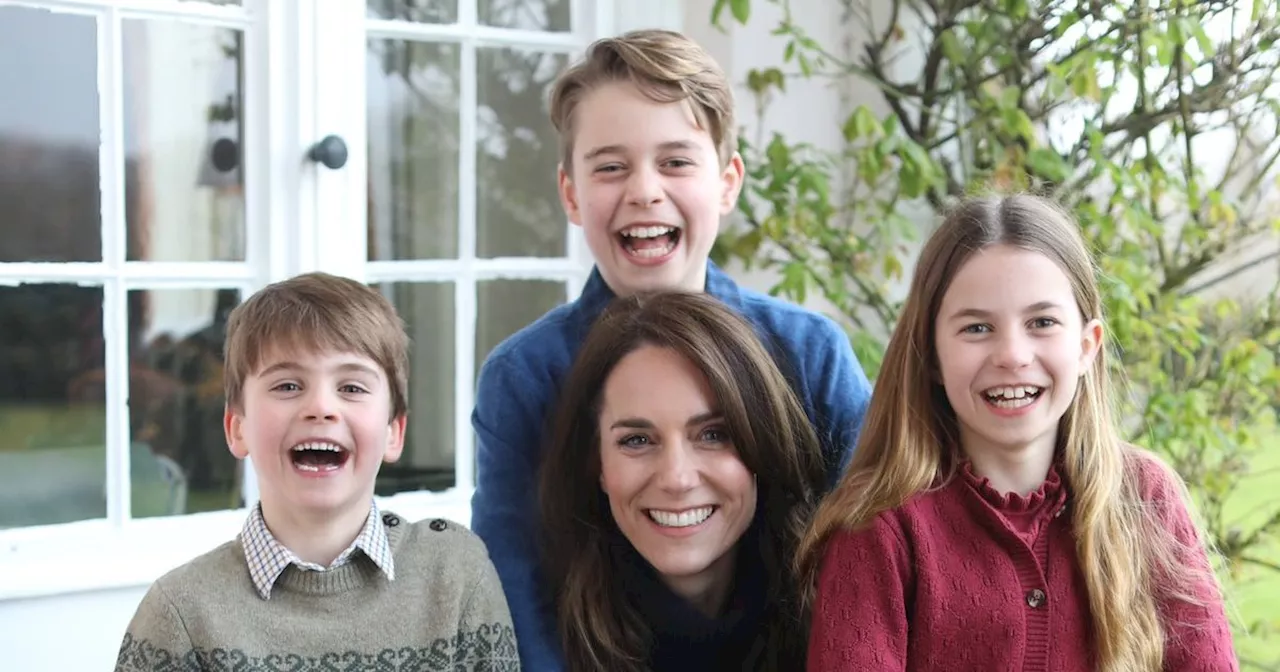 Kensington Palace shares first photograph of Kate and kids since surgery