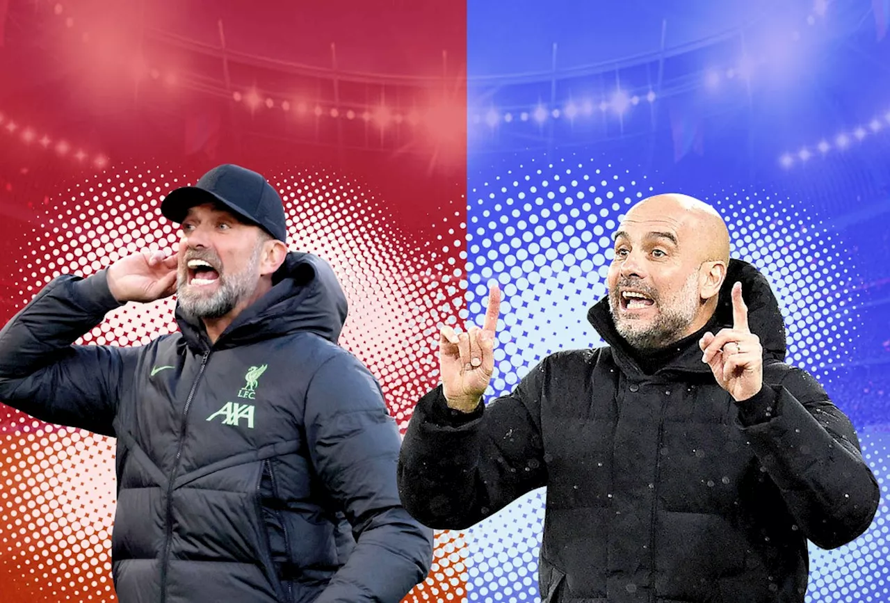 Klopp e Guardiola fazem confronto final pela Premier League em Liverpool x Manchester City decisivo