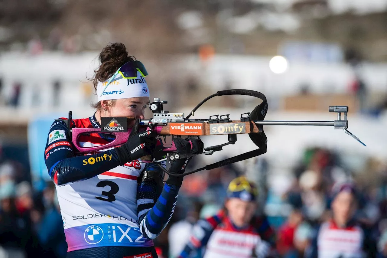 Biathlon: Lou Jeanmonnot remporte la poursuite à Soldier Hollow, sa 3e victoire en Coupe du monde