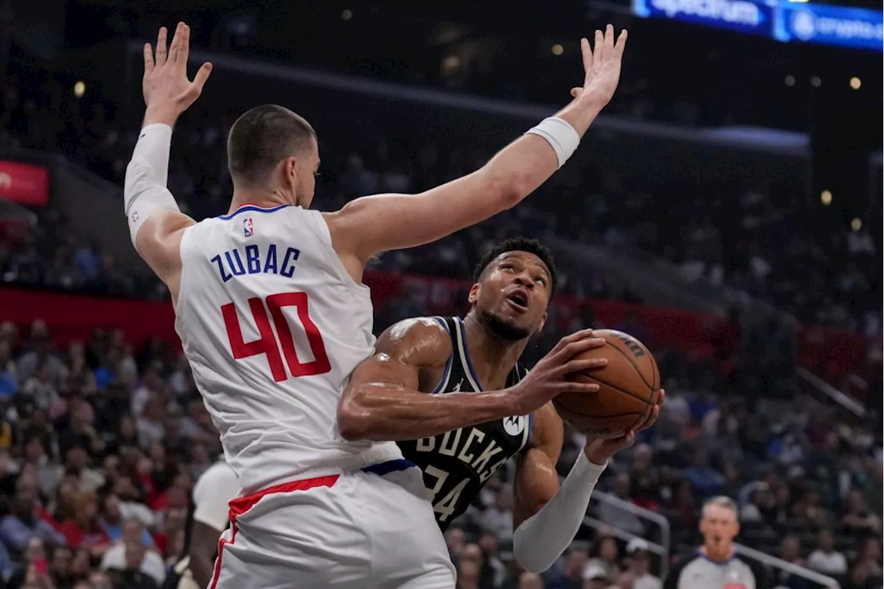 In early start without Leonard and George, Clippers no match for Bucks