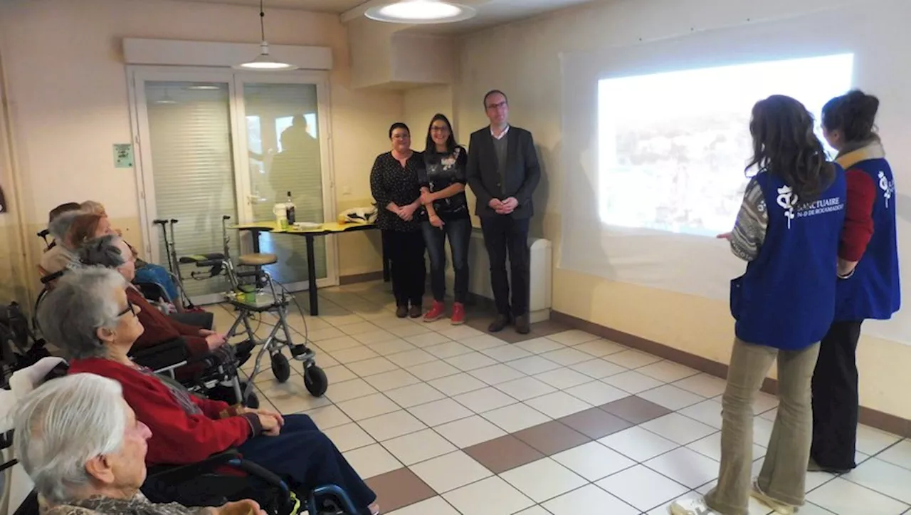 Une visite virtuelle de Rocamadour pour les aînés de l'Ehpad de Gramat