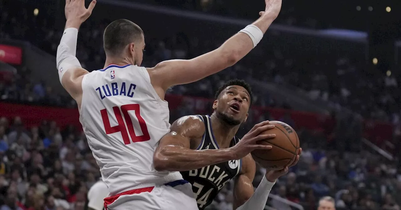 Shorthanded Clippers falter at the finish in loss to the Bucks