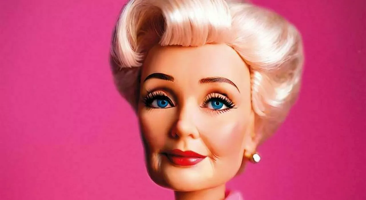 Barbie compie 65 anni: la prima versione con i segni dell'età creata dall'IA