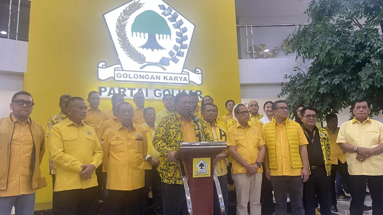 Airlangga: Terima Kasih ke Masyarakat yang Dukung dan Beri Suara ke Golkar