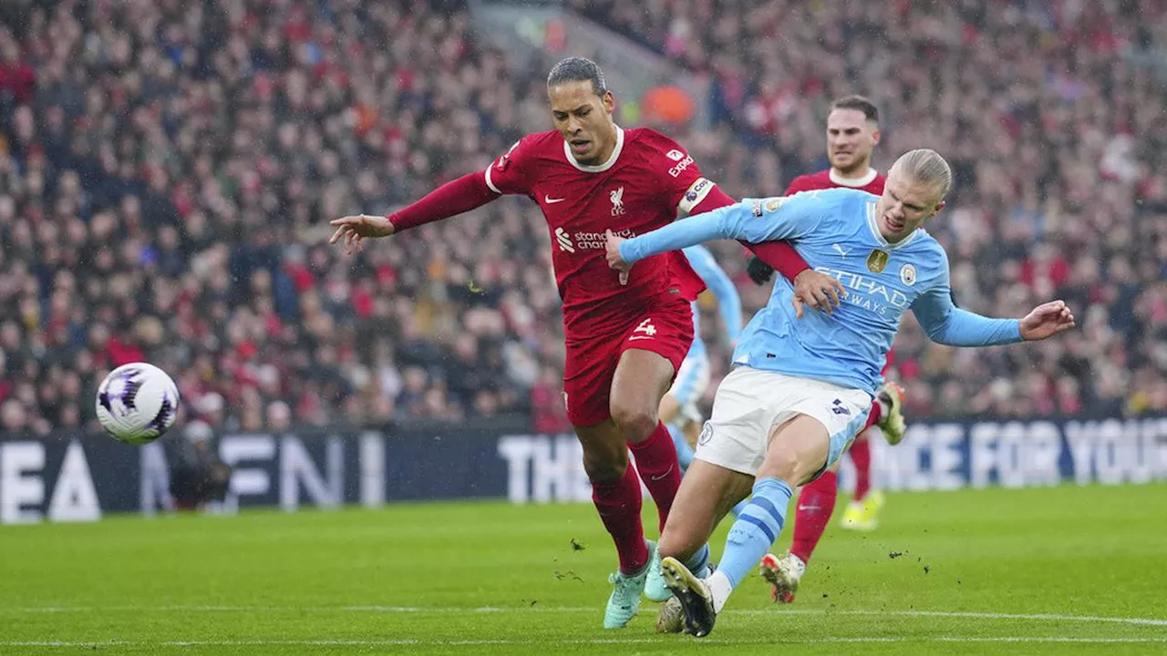 Hasil Liga Inggris Liverpool vs Manchester City: Imbang di Anfield, Arsenal Kini Puncaki Klasemen