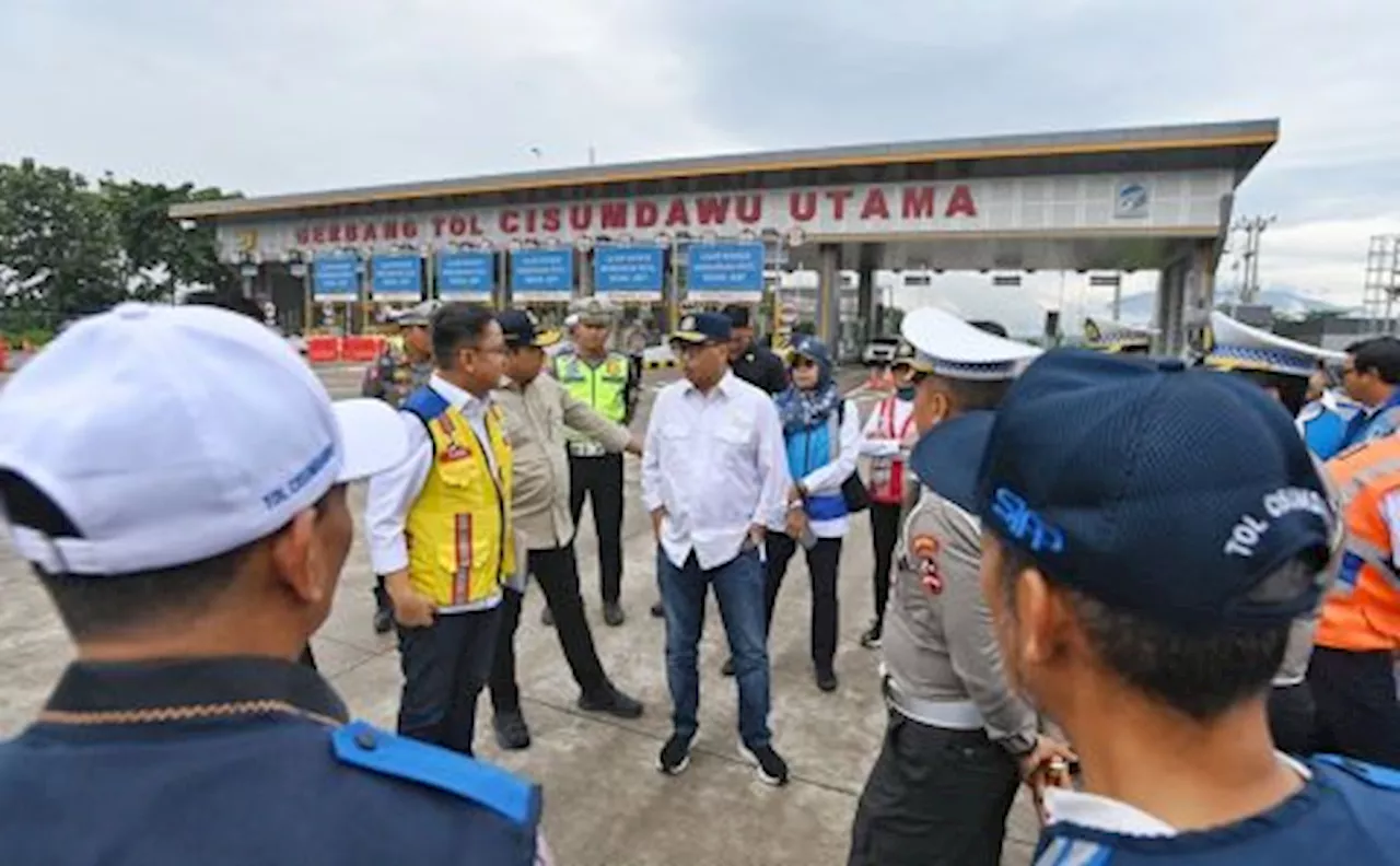 Jelang Mudik Menhub Budi Karya Sumadi Cek Infrastruktur Transportasi di Jawa Barat