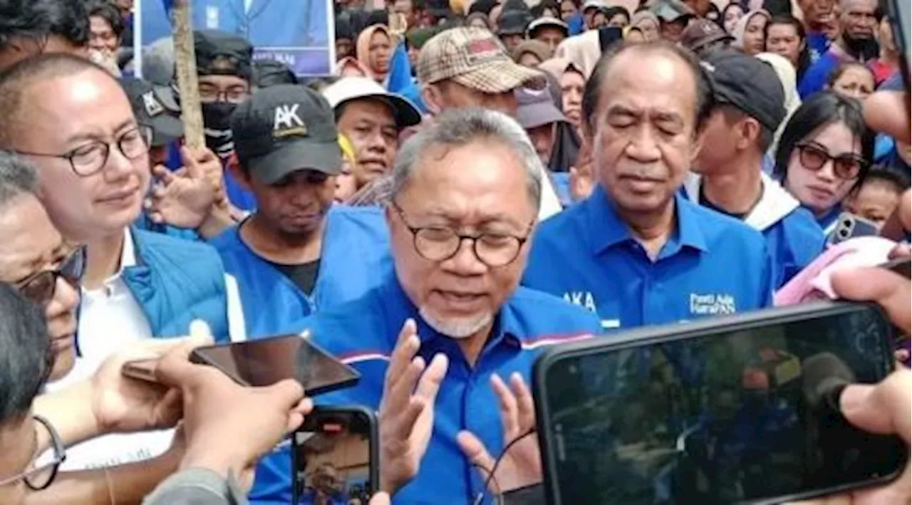 Zulhas Bersyukur Tiga Caleg PAN Kalsel Lolos ke Senayan