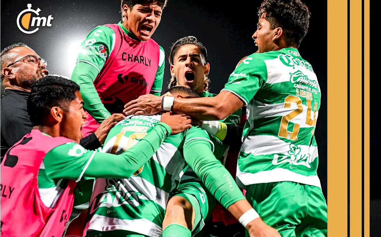 Santos Laguna ‘borró’ a Cruz Azul con un 3-0 en casa