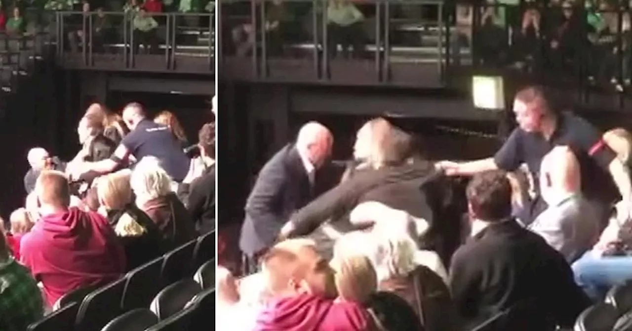 Protesters dragged out of Crufts by security during best in show announcement