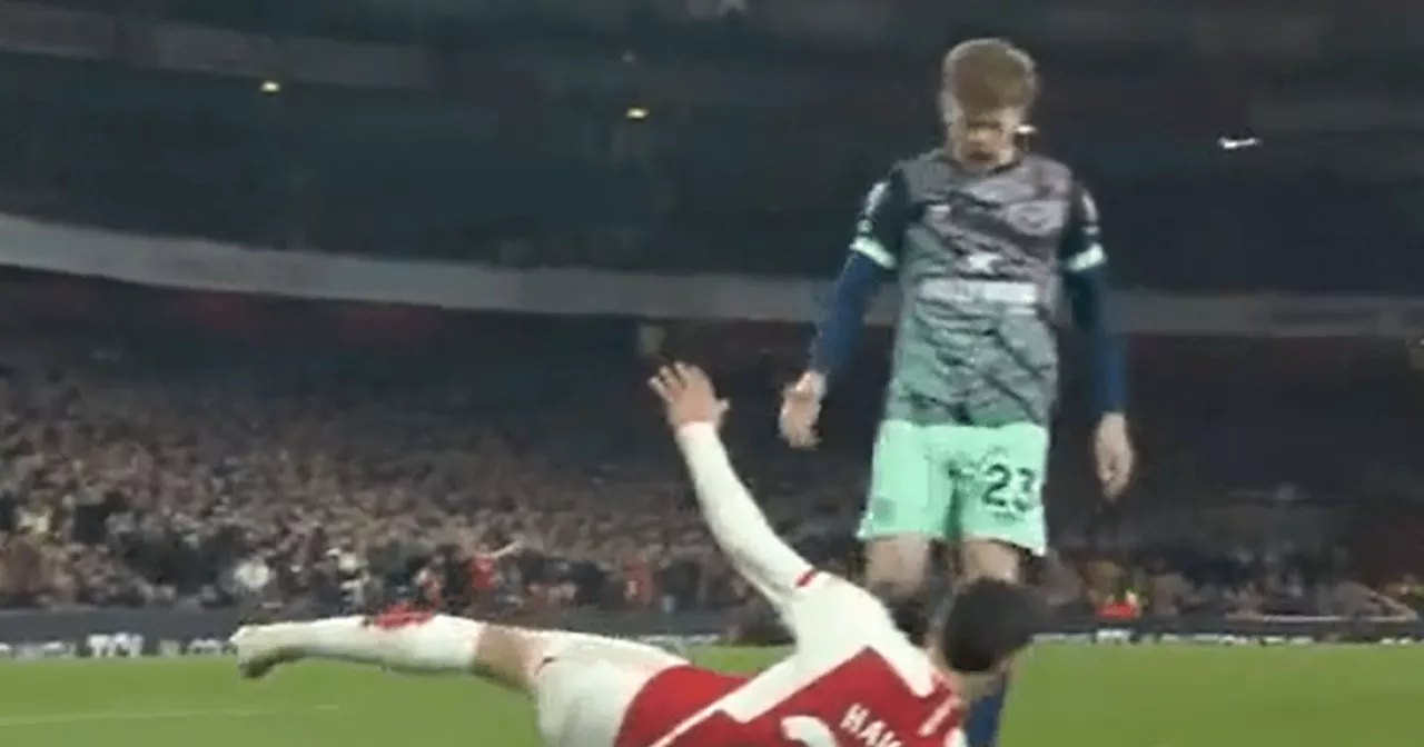 Why Kai Havertz wasn't sent off for dive in Arsenal win vs Brentford