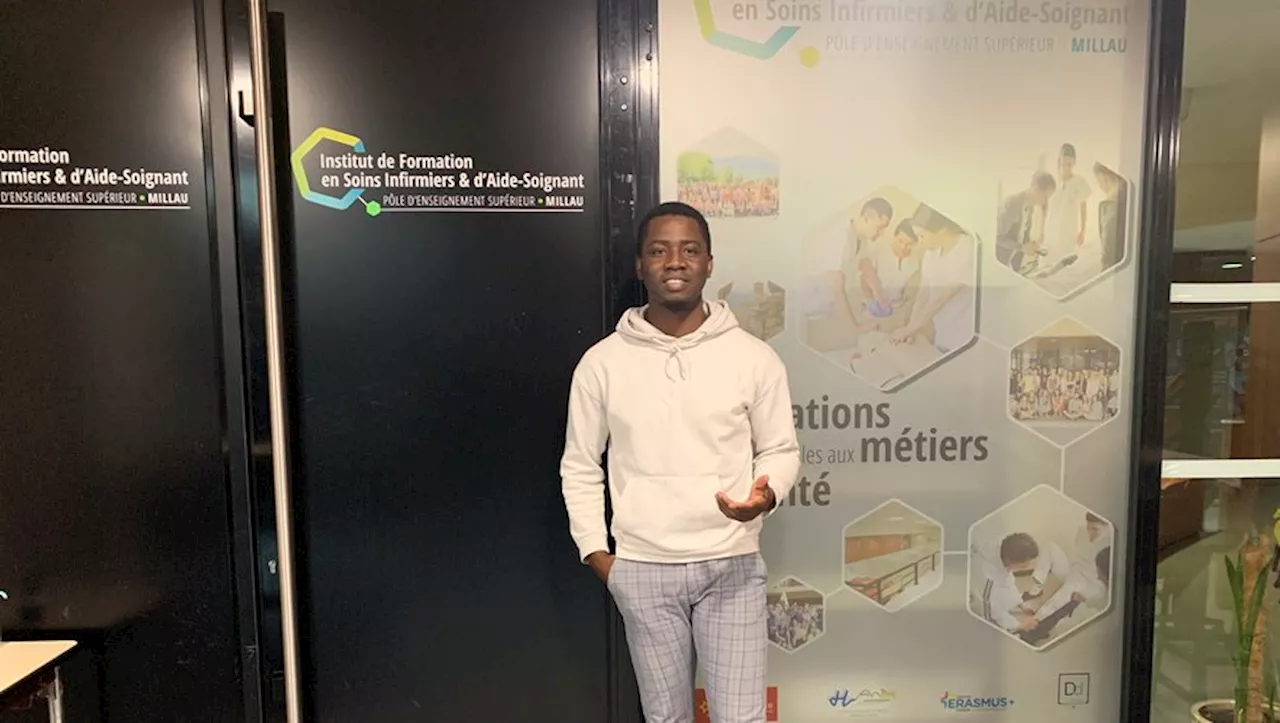 Du Togo à Millau, le futur infirmier Boévi Lawson veut prendre le temps avec les patients