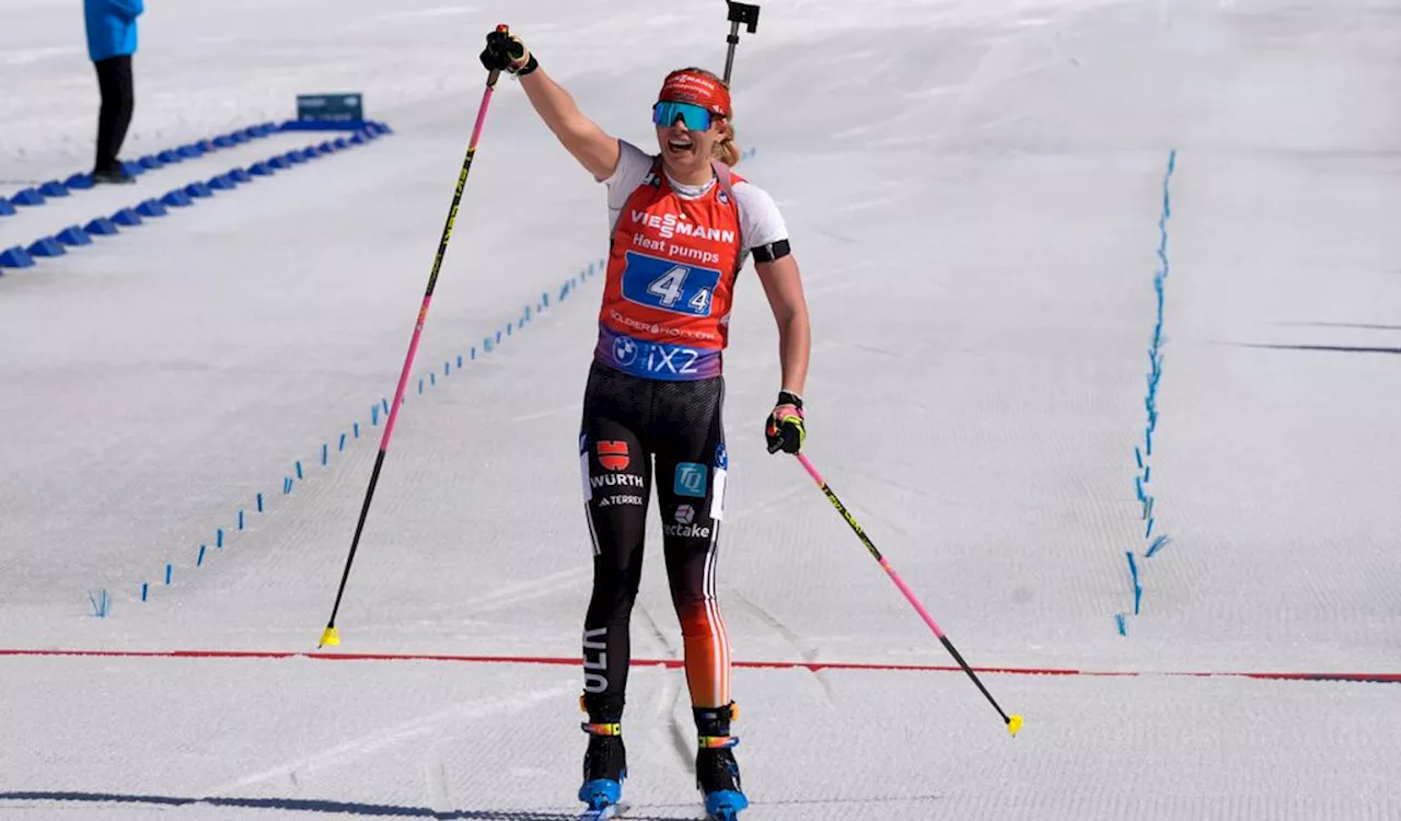 „Wie im Film”: Deutsches Biathlon-Talent (20) springt ein