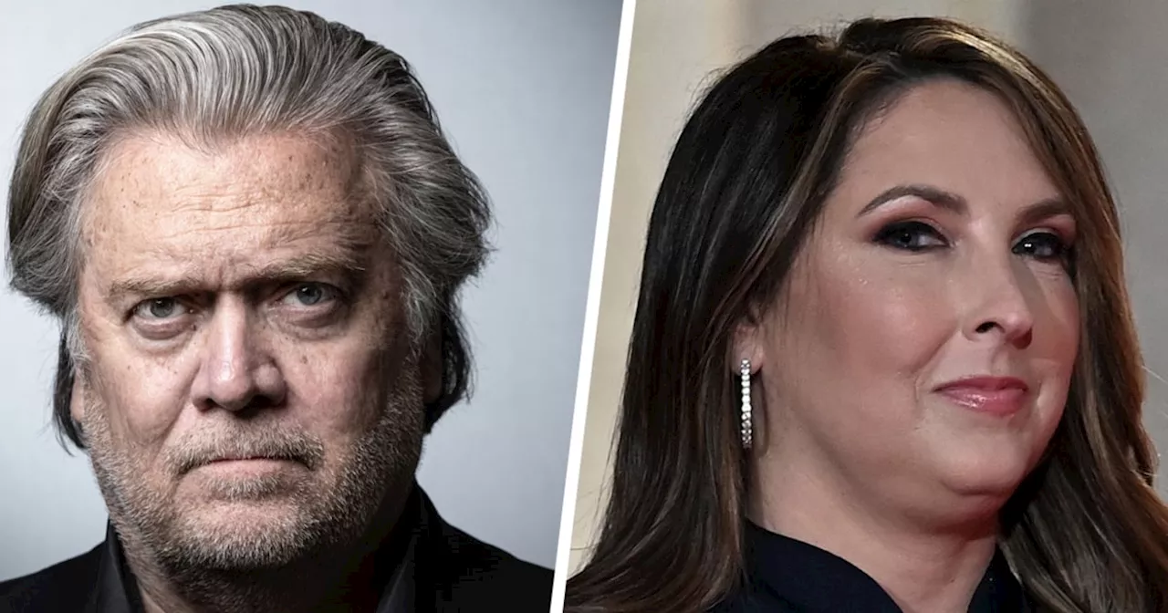 Steve Bannon’s ‘season of war’ is killing Ronna McDaniel’s RNC job