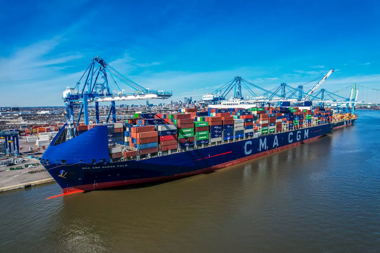 Port of Philadelphia welcomes the largest vessel to ever visit U.S. East Coast