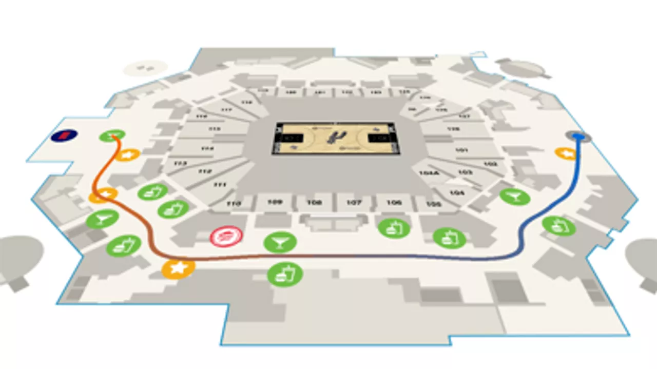 Spurs announce new online map and navigation tool for Frost Bank Center