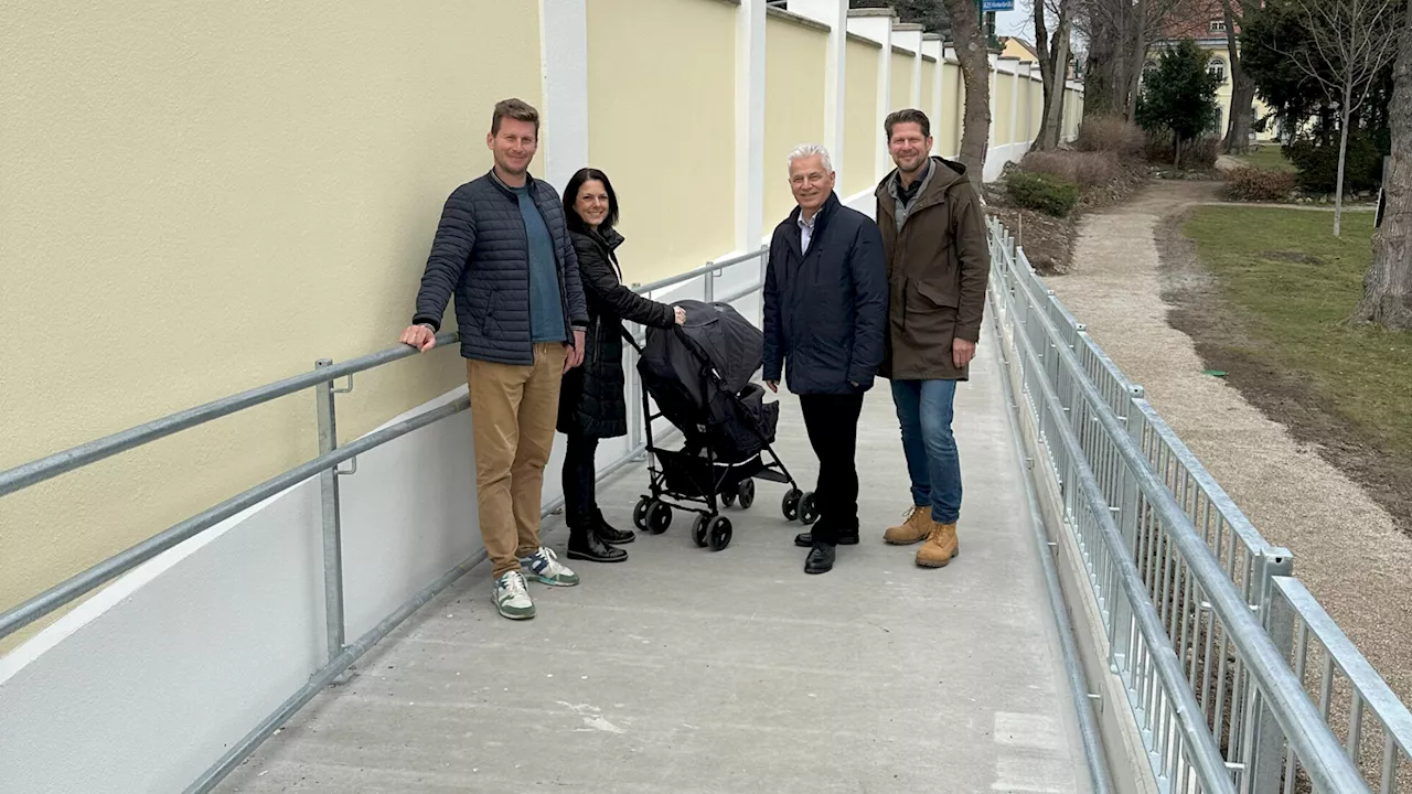 Hindernisfrei in den Maria Enzersdorfer Rathauspark