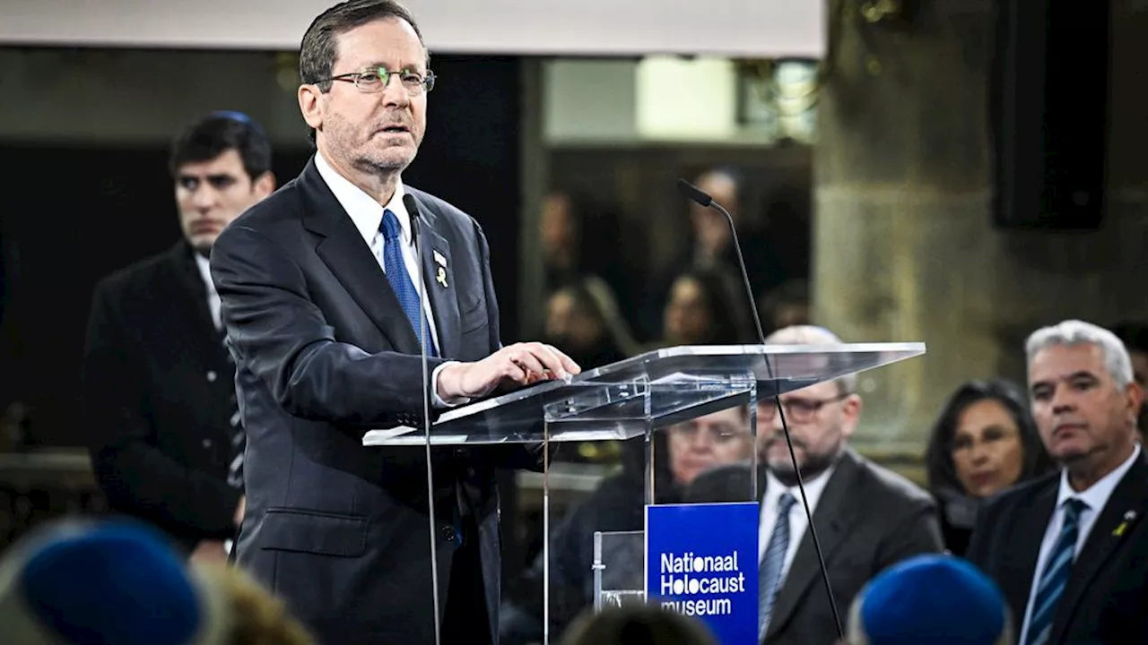 President Israël roept bij opening Holocaustmuseum op tot vrijlating gijzelaars