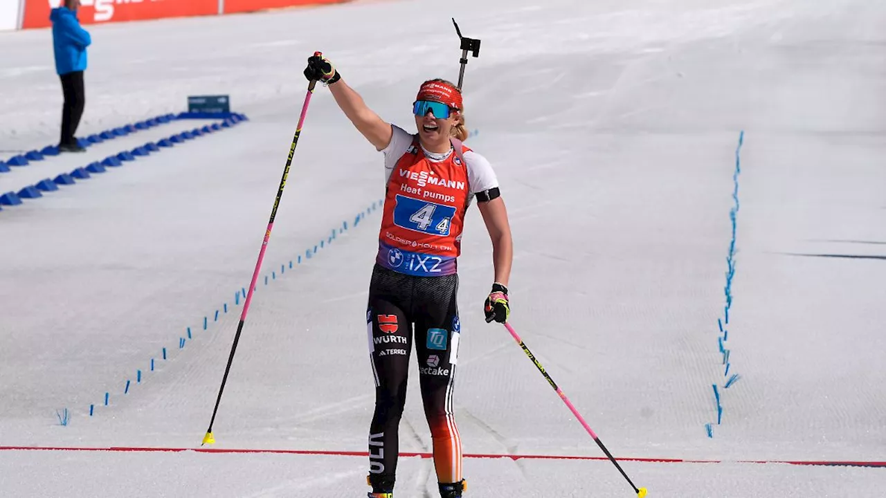 'Das war so krass': Julia Kink schreibt ein deutsches Biathlon-Märchen